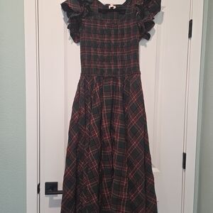 Ivy City Co Womens Hattie Dress Plaid